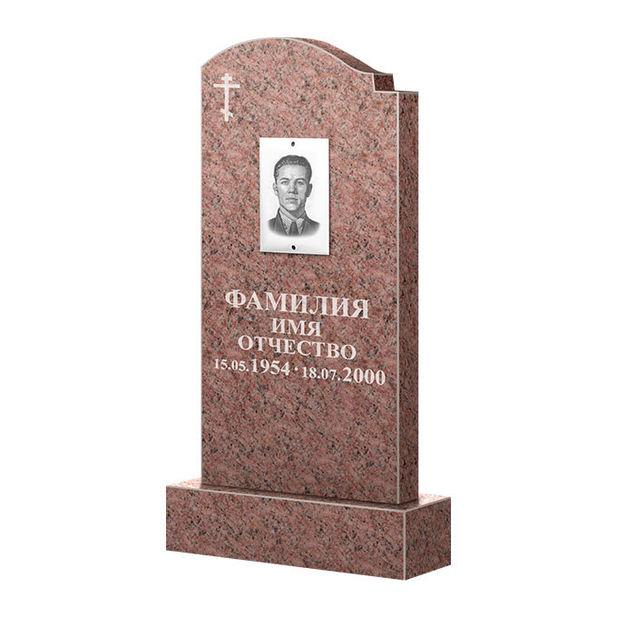 Гранитные памятники в&nbsp;Москве | Памятник из гранита Розалия Pink ФГЦ-25