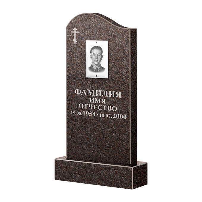 Памятники из цветного гранита в&nbsp;Москве | Памятник из гранита Карел Brown ФГЦ-030