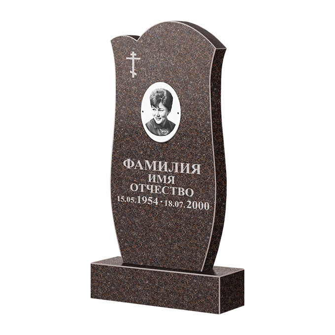 Памятники из цветного гранита в&nbsp;Москве | Памятник из гранита Карел Brown ФГЦ-039