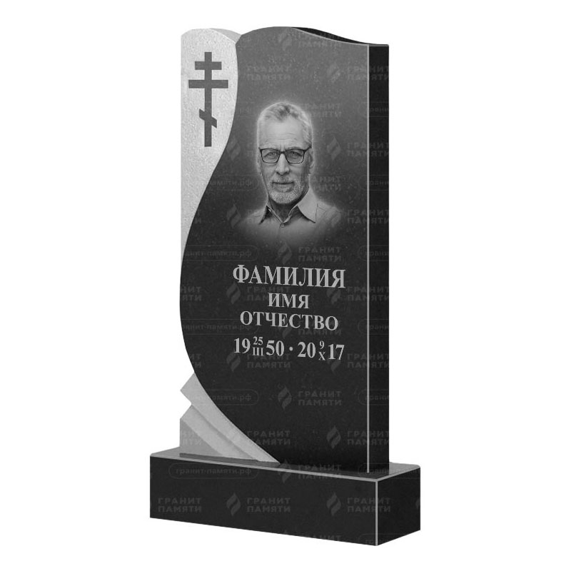 Памятники из гранита вертикальные в&nbsp;Москве | Гранитный памятник ФГ-169