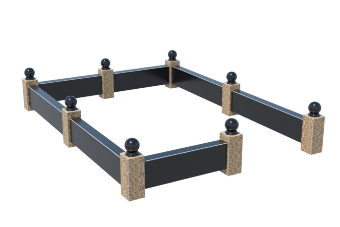 Цоколи на могилу в&nbsp;Москве | Цоколь на могилу №0036