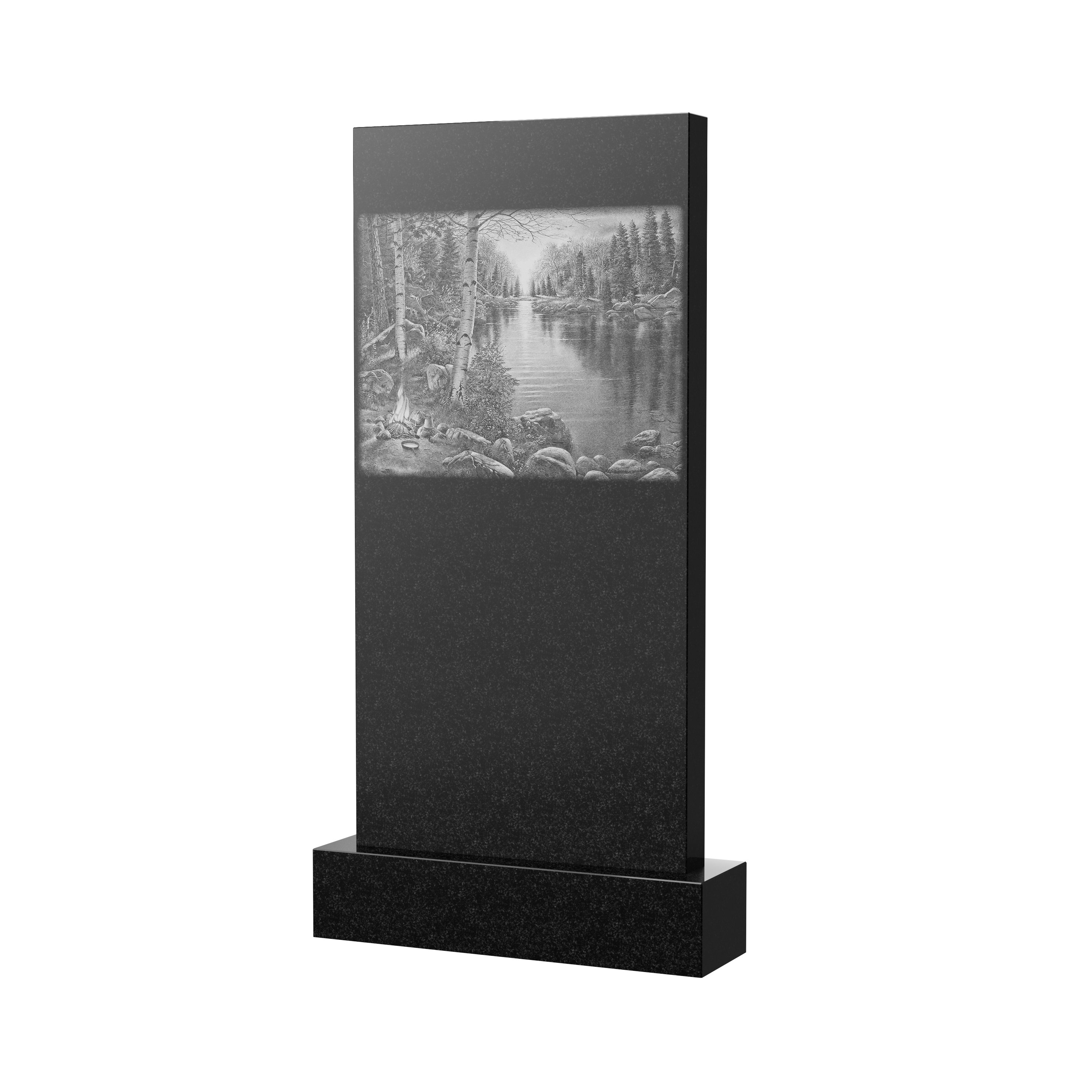 Пейзажи | Пейзаж на гранитную стелу, рисунок П-002