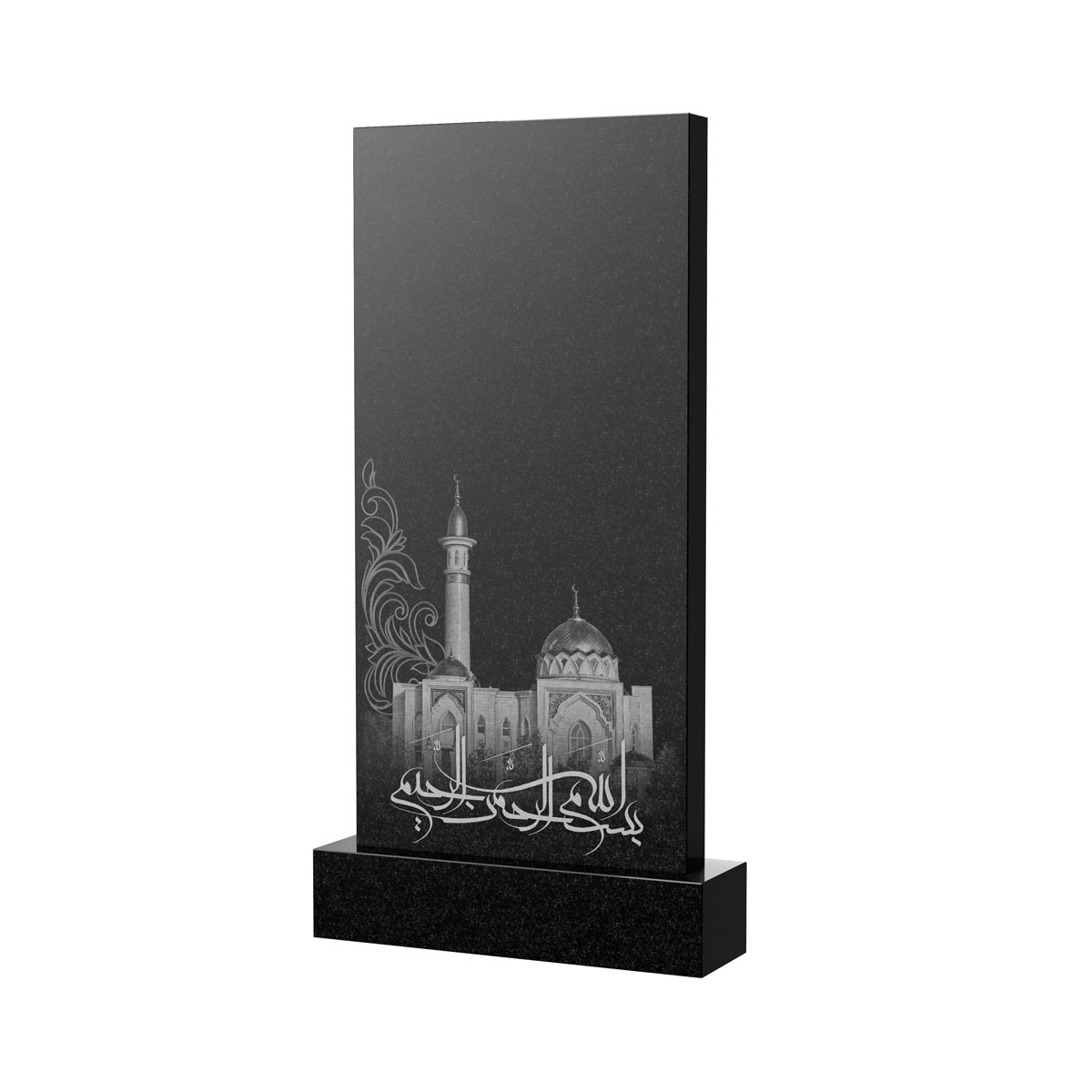 Художественное оформление памятника в&nbsp;Москве | Художественное оформление на гранитную стелу, рисунок ВХО-046