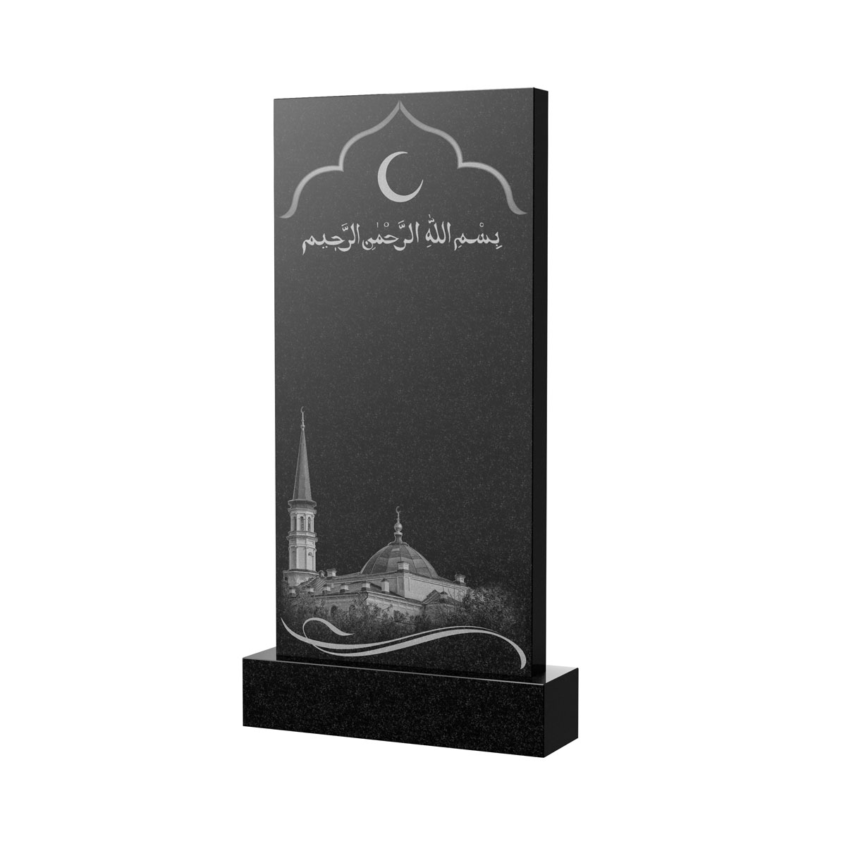 Художественное оформление памятника в&nbsp;Москве | Художественное оформление на гранитную стелу, рисунок ВХО-037