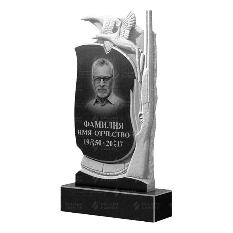 Памятники из гранита резные в&nbsp;Москве | Гранитный памятник ФГ-122