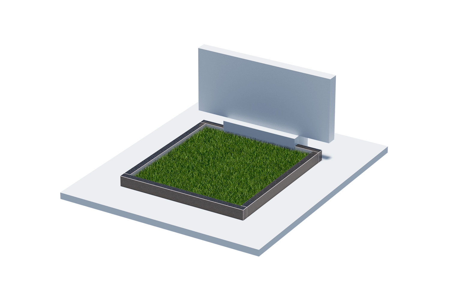 Цветники и надгробные плиты в&nbsp;Москве | Цветник Общий