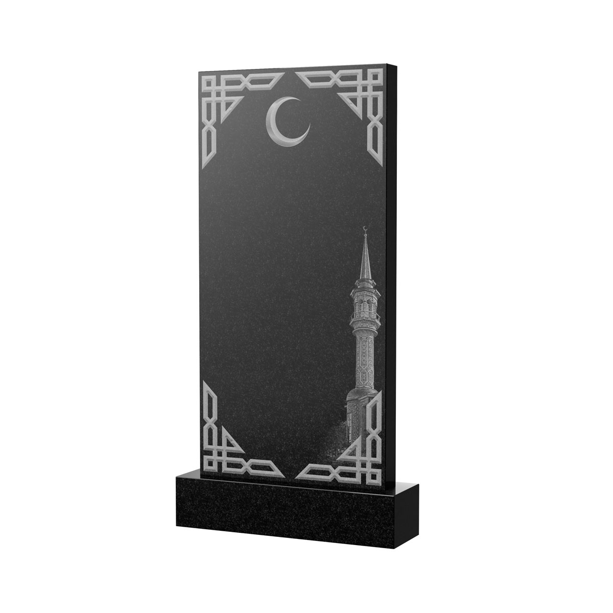 Художественное оформление памятника в&nbsp;Москве | Художественное оформление на гранитную стелу, рисунок ВХО-040