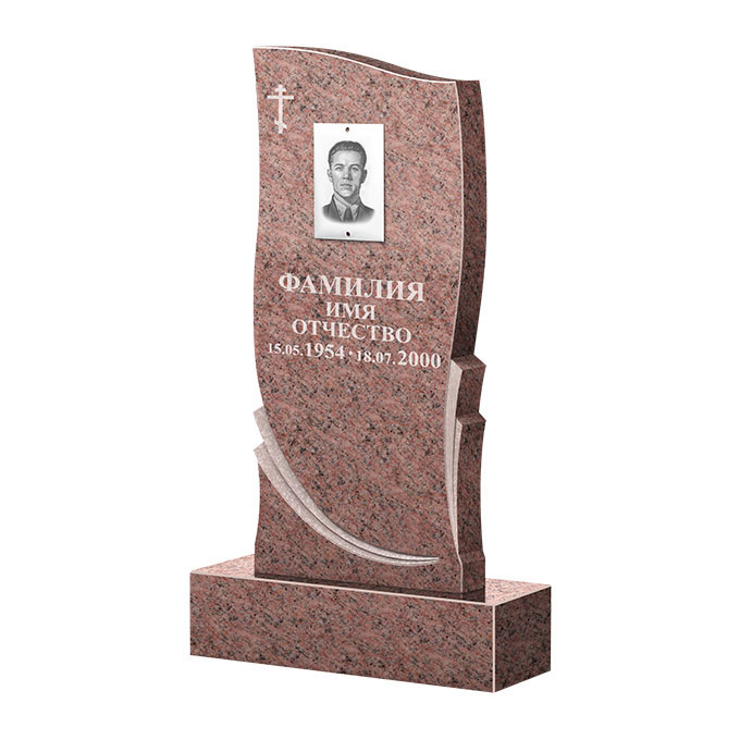 Гранитные памятники в&nbsp;Москве | Памятник из гранита Розалия Pink ФГЦ-044