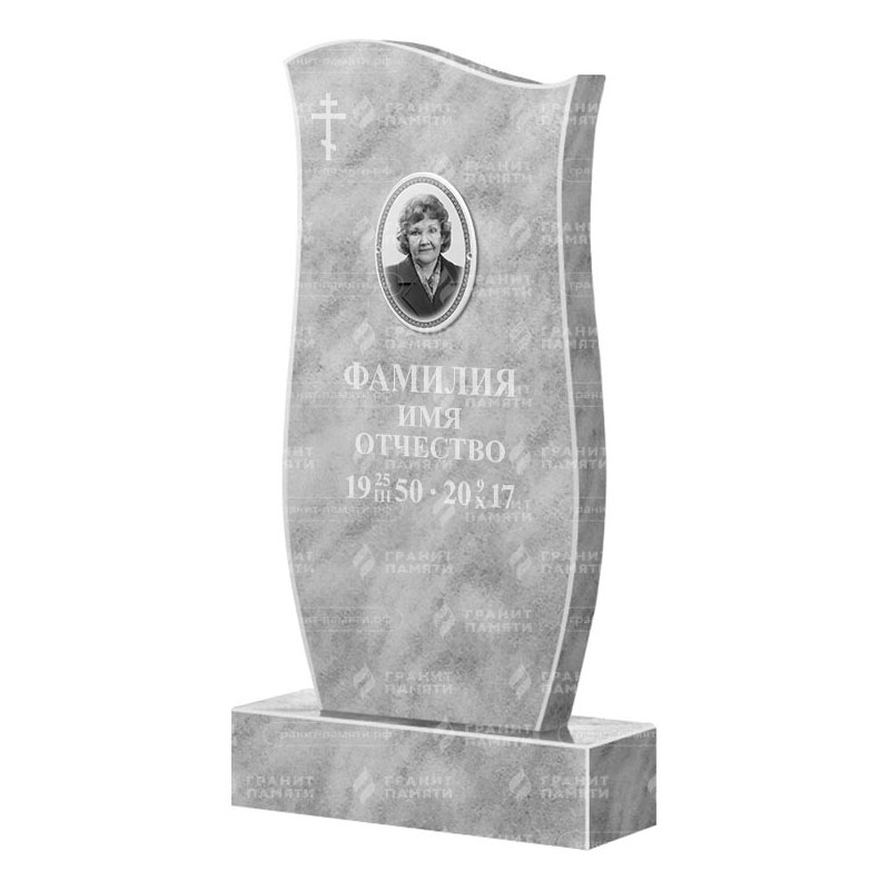 Бюджетные памятники в&nbsp;Москве | Мраморный памятник ФМ-033
