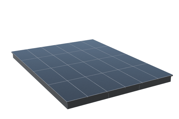 Площадки на могилу в&nbsp;Москве | Площадка с вертикальной (10 см) облицовкой гранитом Габбро