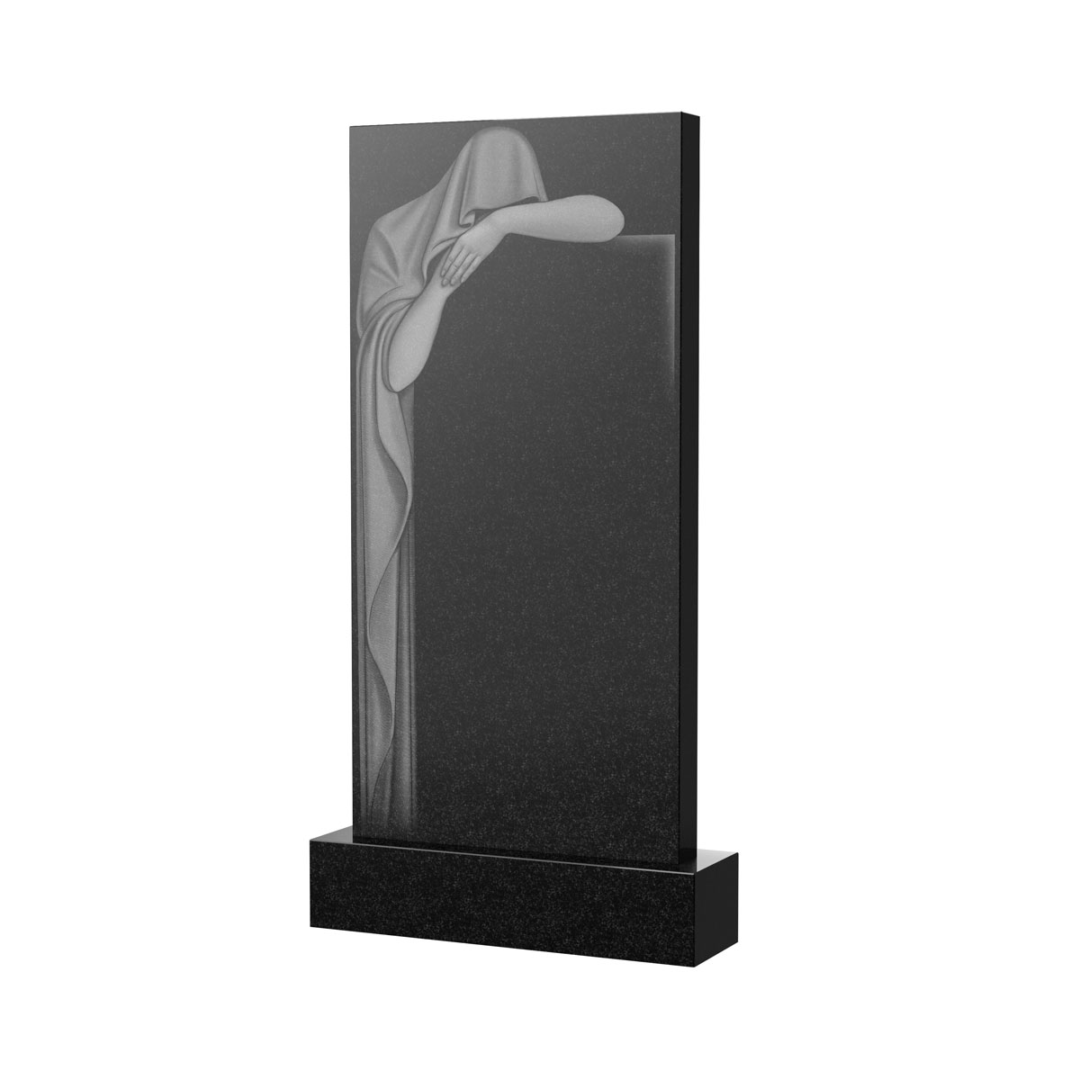 Художественное оформление памятника в&nbsp;Москве | Художественное оформление на гранитную стелу, рисунок ВХО-036