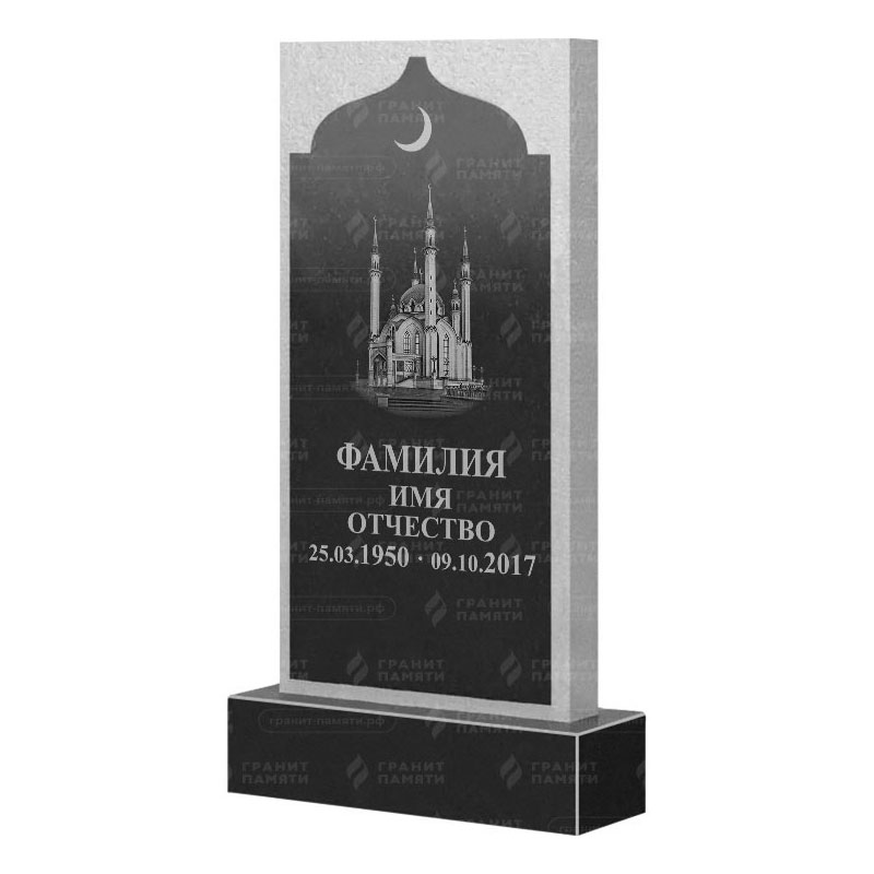 Мусульманские памятники на могилу в&nbsp;Москве | Гранитный памятник ФГ-167