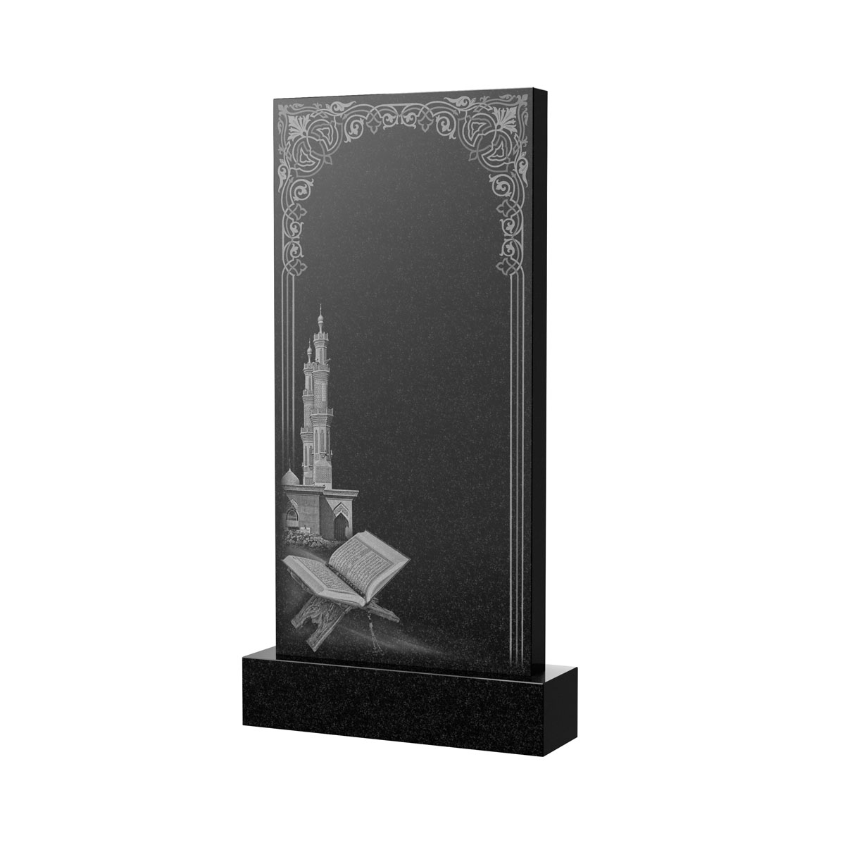 Художественное оформление памятника в&nbsp;Москве | Художественное оформление на гранитную стелу, рисунок ВХО-039