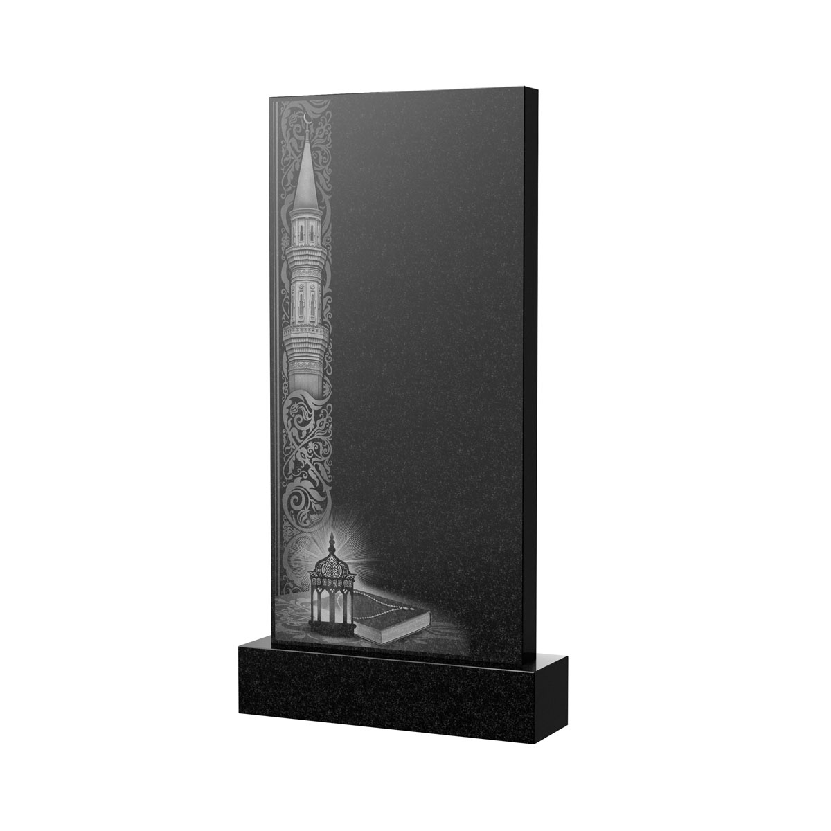 Художественное оформление памятника в&nbsp;Москве | Художественное оформление на гранитную стелу, рисунок ВХО-038