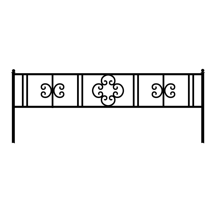 Кованые изделия в&nbsp;Москве | Кованая оградка ОГ.006