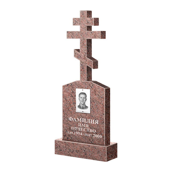 Гранитные памятники в&nbsp;Москве | Памятник из гранита Розалия Pink ФГЦ-099