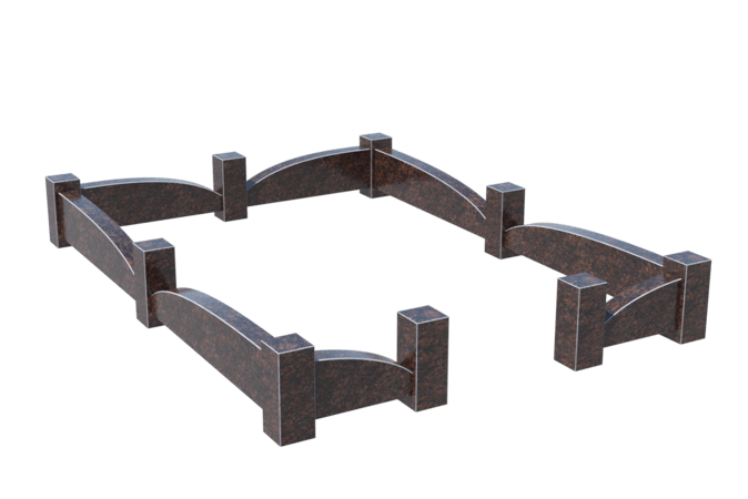 Цоколи на могилу в&nbsp;Москве | Цоколь на могилу №0043